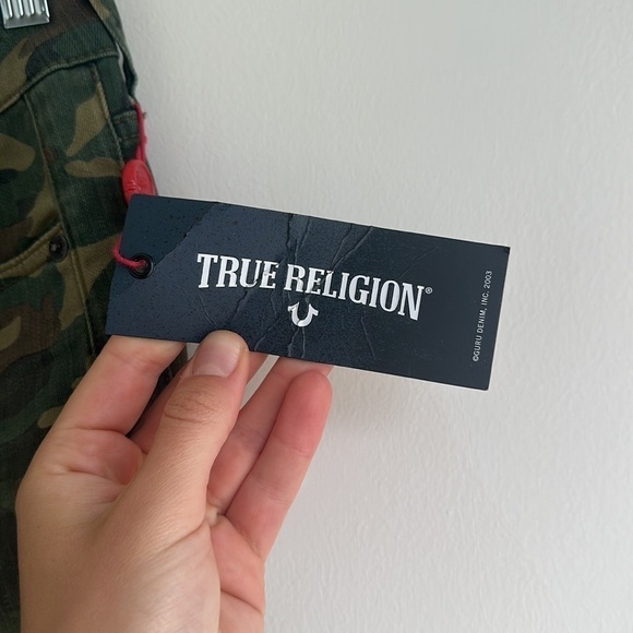 π TRUE RELIGION | NWT Casey Low Rise Super Skinny Camo Jean - Picture 4 of 12